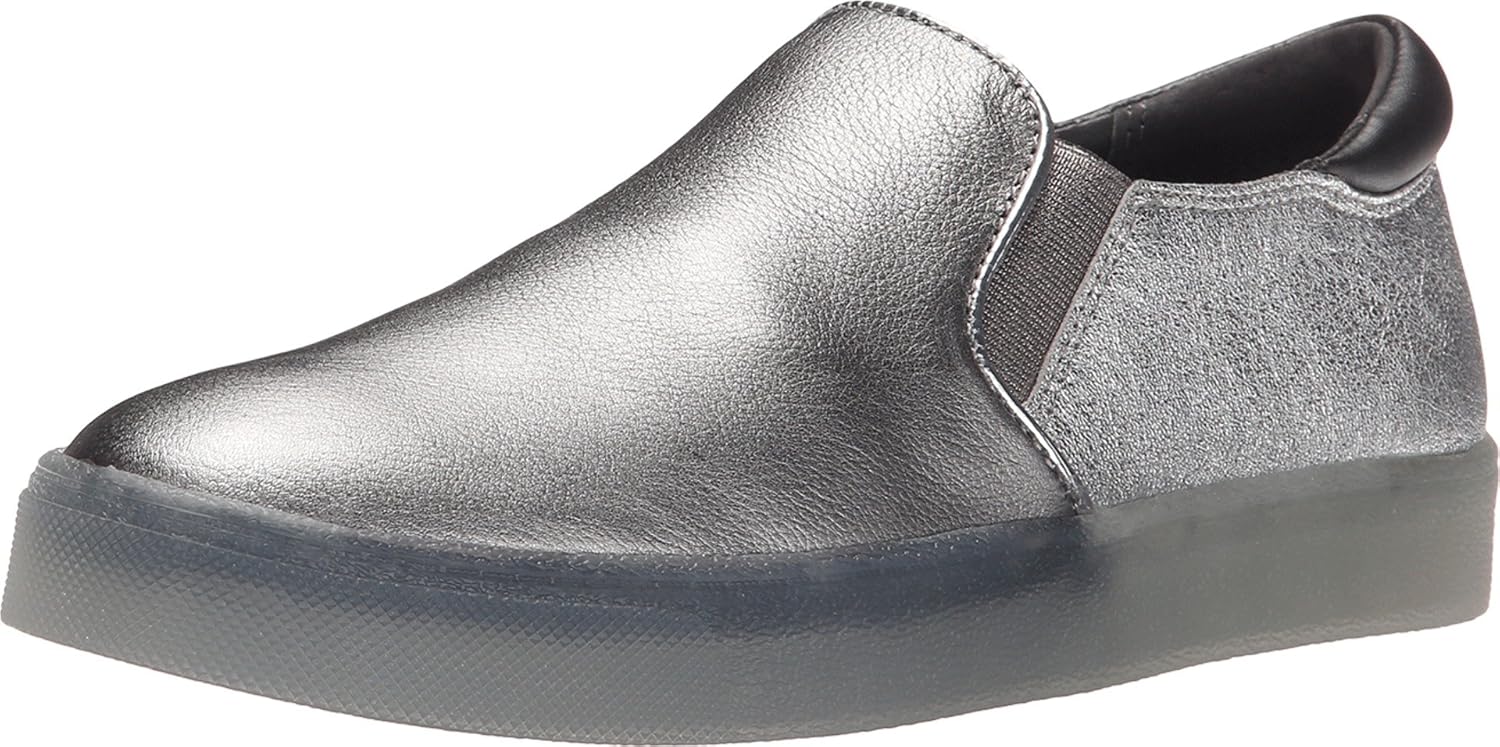 sam edelman 女式 miles 时尚运动鞋 pewter/argento metallic